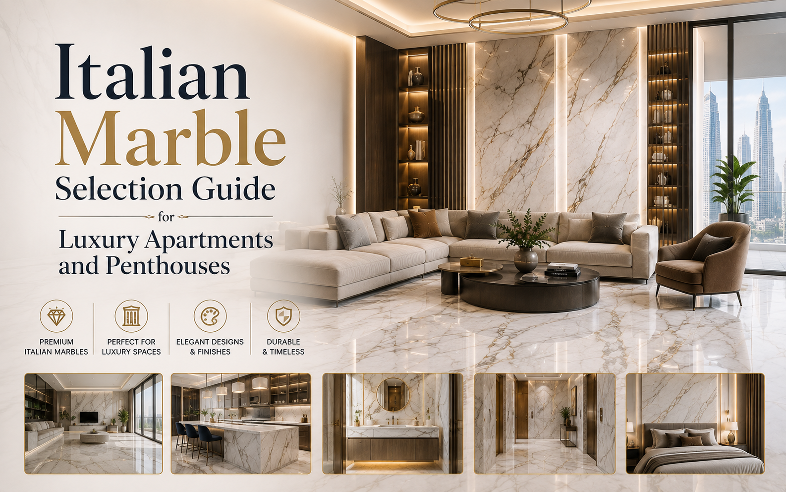 Italian Marble Selection Guide for Luxury Apartments and Penthouses